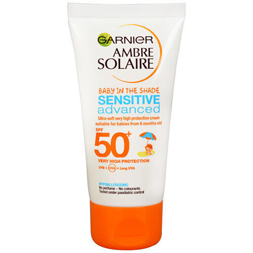 Garnier Ambre Solaire SPF 50+ Sensitive Advanced - Sunscreen for children, 50 ml цена и информация | Päikesekreemid | kaup24.ee