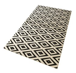 Ковер Hanse Home Hamla Diamond Black Cream, 80x150 см   цена и информация | Ковры | kaup24.ee