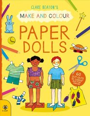 Make & Colour Paper Dolls: 60 Cut-Outs to Colour and Free Stencils hind ja info | Väikelaste raamatud | kaup24.ee