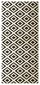 Vaip Hanse Home Hamla Diamond Black Cream, 120x170 cm hind ja info | Vaibad | kaup24.ee