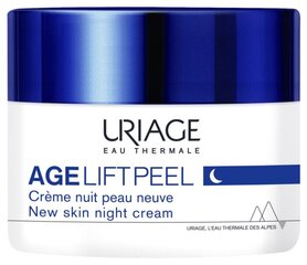 Отшелушивающий ночной крем Uriage Age Lift Peel, 50 мл цена и информация | Кремы для лица | kaup24.ee