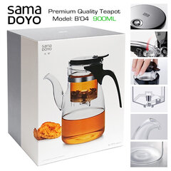 Teekann Samadoyo Premium klass, B'04, Premium Quality Teapot, 900 ml hind ja info | Klaasid, tassid ja kannud | kaup24.ee