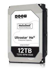 Western Digital Ultrastar DC HC520, 12TB|SATA 3.0|256 MB|7200 rpm|3,5"|0F30146 hind ja info | Sisemised kõvakettad (HDD, SSD, Hybrid) | kaup24.ee