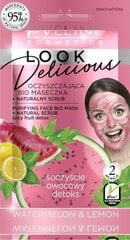 Puhastav näomask Eveline Look Delicious Bio Watermelon & lemon 10 ml hind ja info | Näomaskid, silmamaskid | kaup24.ee
