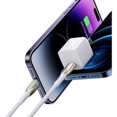 Baseus Glimmer Series USB-C - Lightning 480Mb/s PD 20W 1m white цена и информация | Кабели для телефонов | kaup24.ee