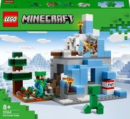 21243 LEGO® Minecraft Ледяные вершины цена и информация | Конструкторы и кубики | kaup24.ee