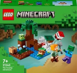 21240 LEGO® Minecraft Болотное приключение цена и информация | Конструкторы и кубики | kaup24.ee