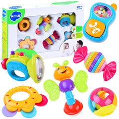 Kõristi-närimislelu komplekt, 6-osaline hind ja info | Imikute mänguasjad | kaup24.ee