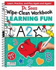 Dr. Seuss Wipe-Clean Workbook: Learning Fun: Activity Workbook for Ages 3-5 цена и информация | Книги для малышей | kaup24.ee