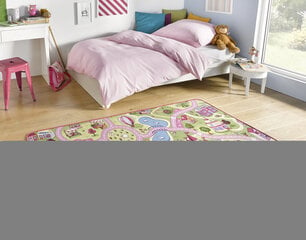 Lastetoa vaip Hanse Home Play Sweet Town 90x200 cm, roosa цена и информация | Ковры | kaup24.ee