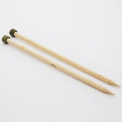 Прямые односторонние спицы KnitPro Bamboo 25 cm, 2.75 mm цена и информация | Принадлежности для вязания | kaup24.ee