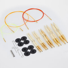 Набор съемных спиц KnitPro Bamboo Chunky Set цена и информация | Принадлежности для вязания | kaup24.ee
