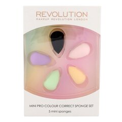 Meigikäsn Makeup Revolution London Mini Pro Colour Correct 5 osaline hind ja info | Meigipintslid, -käsnad | kaup24.ee