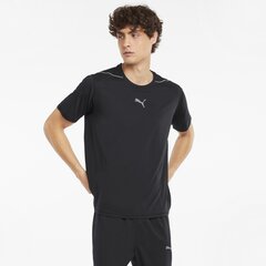 T-särk meestele Puma Run Cool Adapt SS TEE M Puma Black 52085101, must цена и информация | Мужские футболки | kaup24.ee