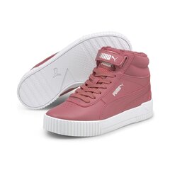 Naiste spordijalatsid Puma Carina Mid FUR JR Mauvewood Mauvewo 30968302, roosad цена и информация | Спортивная обувь, кроссовки для женщин | kaup24.ee