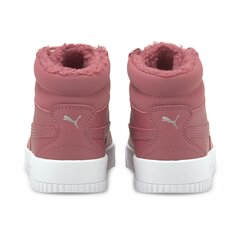 Naiste spordijalatsid Puma Carina Mid FUR JR Mauvewood Mauvewo 30968302, roosad цена и информация | Спортивная обувь, кроссовки для женщин | kaup24.ee