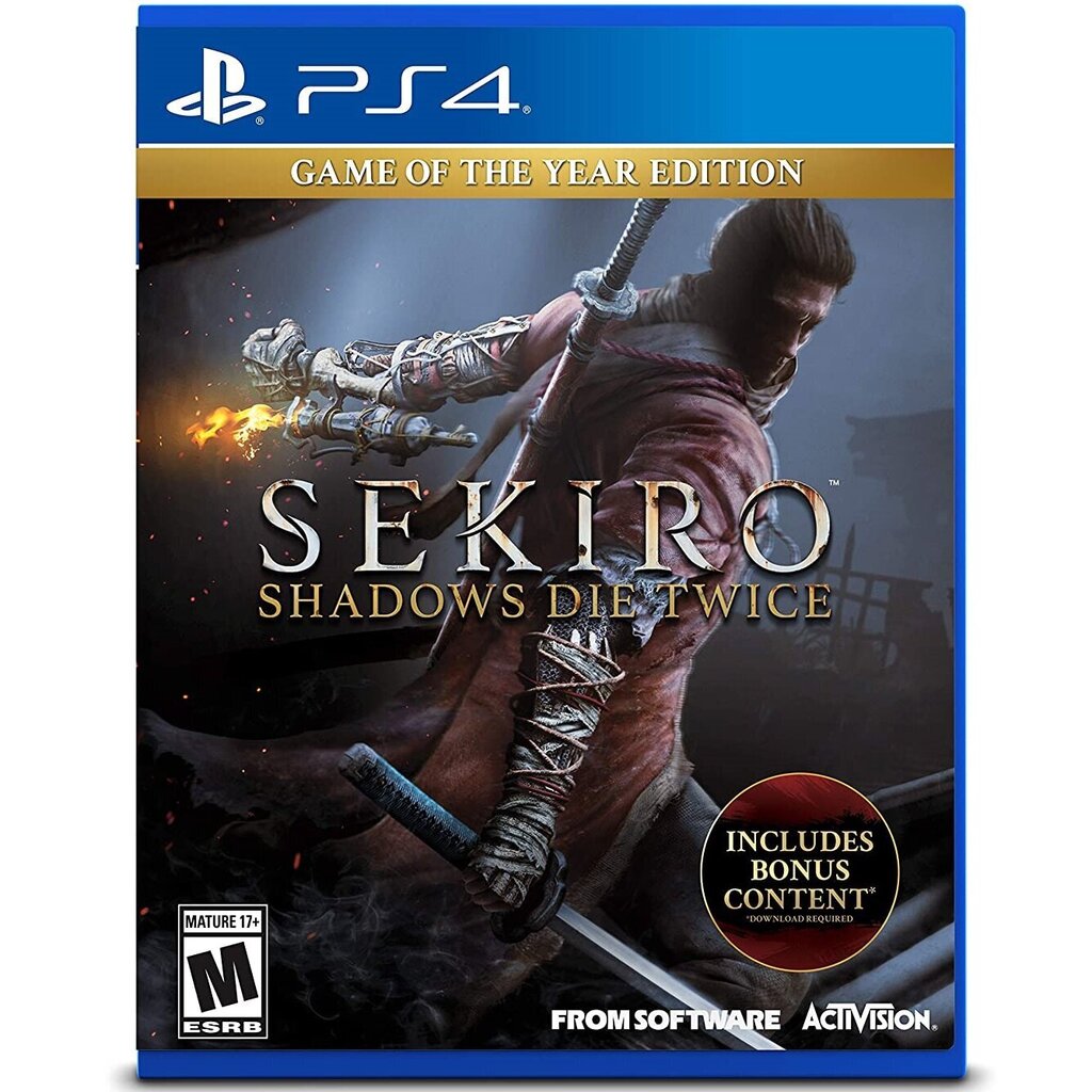 Sekiro Shadows Die Twice Game of the Year Edition PS4 hind ja info | Arvutimängud, konsoolimängud | kaup24.ee