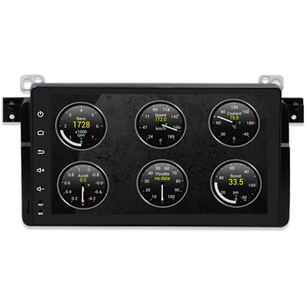 BMW 3 (E46) 1998-06 Android multimeedia tahvelarvuti tüüpi 9-tolline autostereo USB/WiFi/GPS/Bluetooth цена и информация | Autoraadiod, multimeedia | kaup24.ee