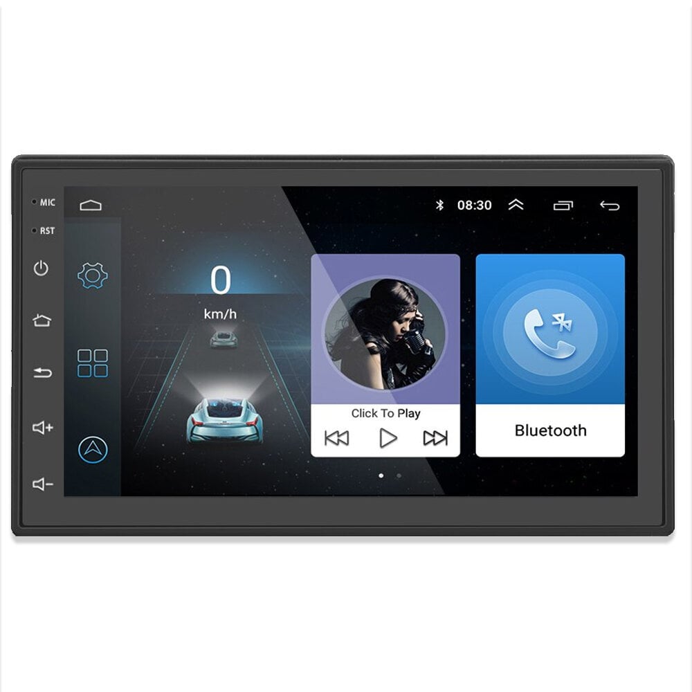 2DIN Android universaalne autoraadio multimeedia tahvelarvuti GPS/WIFI/Bluetooth 7 tolli hind ja info | Autoraadiod, multimeedia | kaup24.ee