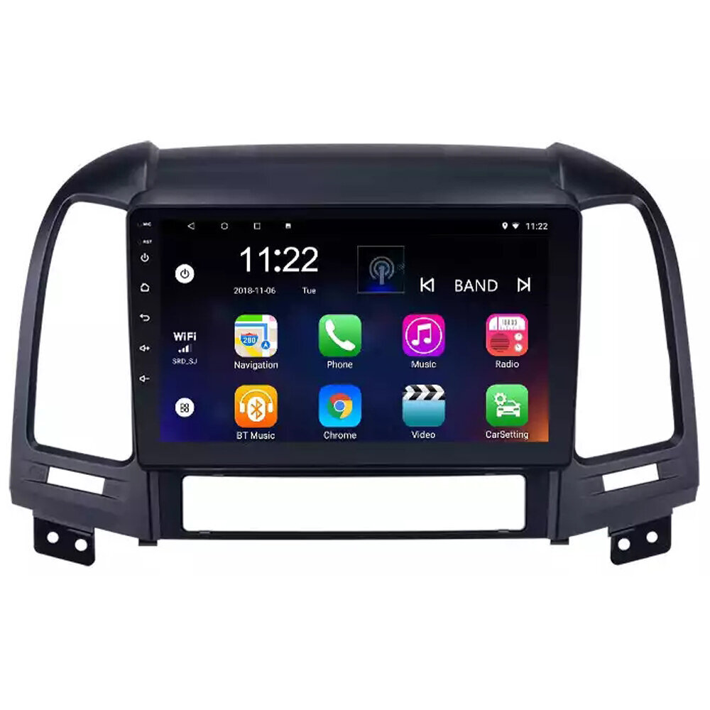 Hyundai Santa FE 2005-12 Android multimeedia tahvelarvuti tüüpi 9-tolline autostereo USB/WiFi/GPS/Bluetooth цена и информация | Autoraadiod, multimeedia | kaup24.ee