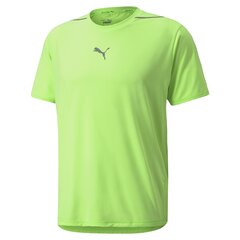 T-särk meestele Puma Run Cool Adapt SS Tee M Roheline 52085145, roheline цена и информация | Мужские футболки | kaup24.ee