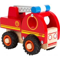 Деревянная пожарная машина цена и информация | Игрушки для мальчиков | kaup24.ee