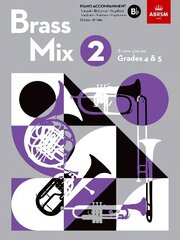 Brass Mix, Book 2, Piano Accompaniment B flat: 8 new pieces for Brass, Grades 4 & 5 цена и информация | Книги об искусстве | kaup24.ee