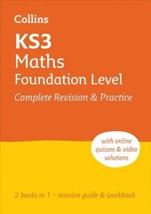 KS3 Maths Foundation Level All-in-One Complete Revision and Practice: Ideal for Years 7, 8 and 9 hind ja info | Noortekirjandus | kaup24.ee