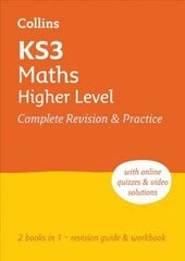 KS3 Maths Higher Level All-in-One Complete Revision and Practice: Ideal for Years 7, 8 and 9 цена и информация | Книги для подростков и молодежи | kaup24.ee