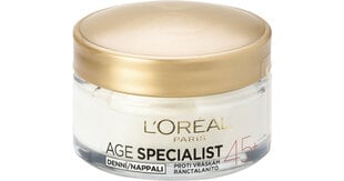 Igapäevane kortsudevastane kreem Specialist Vanus 45+ 50 ml hind ja info | Näokreemid | kaup24.ee