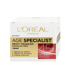 Дневной крем от морщин L'Oréal Expert Age Specialist 45+, 50 мл цена и информация | Кремы для лица | kaup24.ee