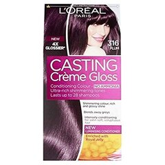 Juuksevärv L´Oréal Paris Casting Creme Gloss, 48 ml, 316 Plum цена и информация | Краска для волос | kaup24.ee