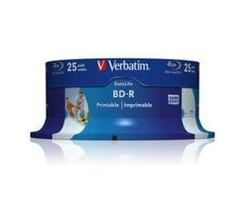 Диски Verbatim BD-R 6x 25GB цена и информация | Виниловые пластинки, CD, DVD | kaup24.ee