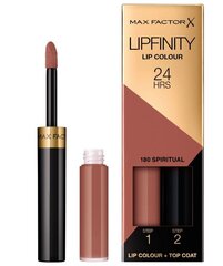 Max Factor Lipfinity 24HRS - Long Lasting Lipstick 4.2 g 180 Spiritual #914e4c hind ja info | Huulepulgad, -läiked, -palsamid, vaseliin | kaup24.ee