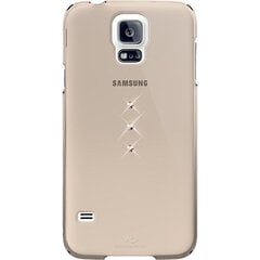 Kaitseümbris White Diamonds Trinity Swarovsky kristallidega, sobib Samsung G920 Galaxy S6 telefonile, roosa/kuldne hind ja info | Telefoni kaaned, ümbrised | kaup24.ee