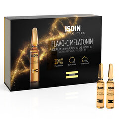 Ööseerum Isdin Isdinceutics Flavo-C Melatonin Repair Night Serum, 30x2ml цена и информация | Сыворотки для лица, масла | kaup24.ee