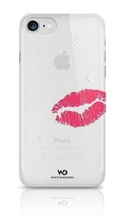 Kaitseümbris White Diamonds Lipstick Kiss Swarovsky kristallidega, sobib Apple iPhone 6 Plus telefonile, läbipaistev цена и информация | Чехлы для телефонов | kaup24.ee