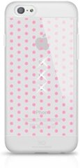 White Diamonds Girly Пластмассовый чехол С Кристалами Swarovski для Apple iPhone 6 / 6S Прозрачный - Розовый цена и информация | Чехлы для телефонов | kaup24.ee