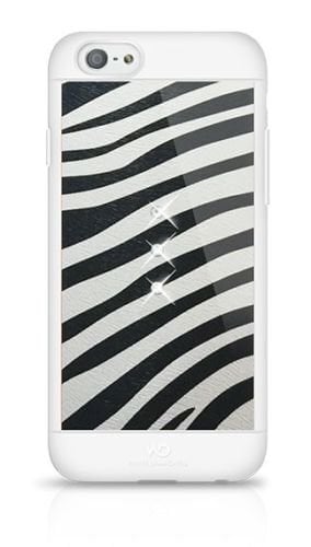 Kaitseümbris White Diamonds Safari Zebra Swarovsky kristallidega, sobib Apple iPhone 6 / 6S telefonile, must/valge цена и информация | Telefoni kaaned, ümbrised | kaup24.ee