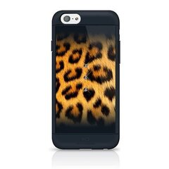 Kaitseümbris White Diamonds Safari Leo Swarovsky kristallidega, sobib Apple iPhone 6 / 6S telefonile, must цена и информация | Чехлы для телефонов | kaup24.ee