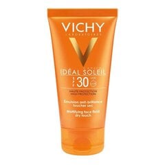 Солнцезащитная эмульсия Idéal Soleil Anti-Brillance Vichy Spf 30 (50 мл) цена и информация | Кремы от загара | kaup24.ee