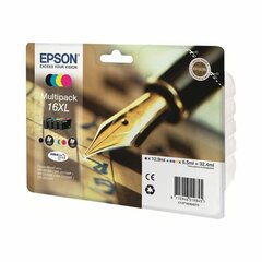Epson C13T16364022, juoda ir spalvota hind ja info | Tindiprinteri kassetid | kaup24.ee