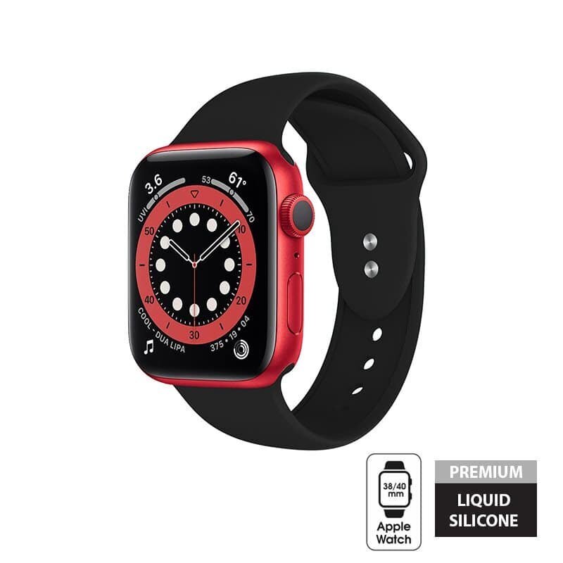 Crong Käevõru Apple Watchile 38/40/41mm, must - hind ja info | Nutikellade ja nutivõrude tarvikud | kaup24.ee