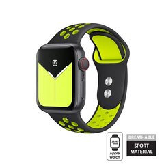 Crong Duo Sport Käevõru Apple Watchile 38/40/41 mm, must - цена и информация | Аксессуары для смарт-часов и браслетов | kaup24.ee