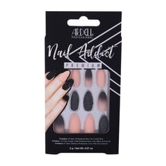 Искусственные ногти Ardell Nail Addict Premium Set Black Stud & Pink Ombre цена и информация | Средства для маникюра и педикюра | kaup24.ee