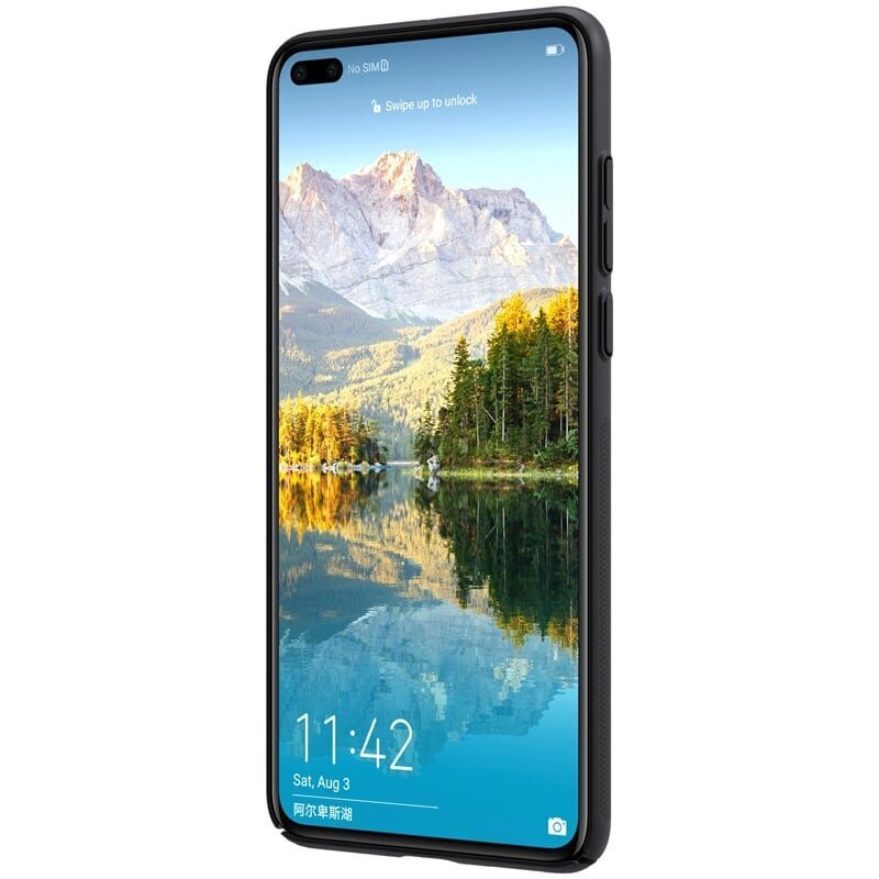 Nillkin Super Frosted Shield skirtas Huawei P40, juodas цена и информация | Telefoni kaaned, ümbrised | kaup24.ee