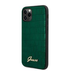 Guess Croco iPhone 11 Pro ümbris (tumeroheline) hind ja info | Telefoni kaaned, ümbrised | kaup24.ee