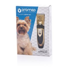 Машинка для стрижки домашних животных Oromed ORO-PET CLIPPER GOLD цена и информация | Средства по уходу за животными | kaup24.ee