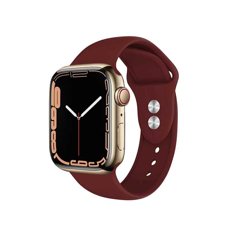 Crong Käevõru / rihm Apple Watchile 42/44/45mm (Cherry) - hind ja info | Nutikellade ja nutivõrude tarvikud | kaup24.ee