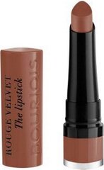 BOURJOIS Paris Rouge Velvet The Lipstick huulepulk 2,4 g, 22 Moka-Dero hind ja info | Huulepulgad, -läiked, -palsamid, vaseliin | kaup24.ee